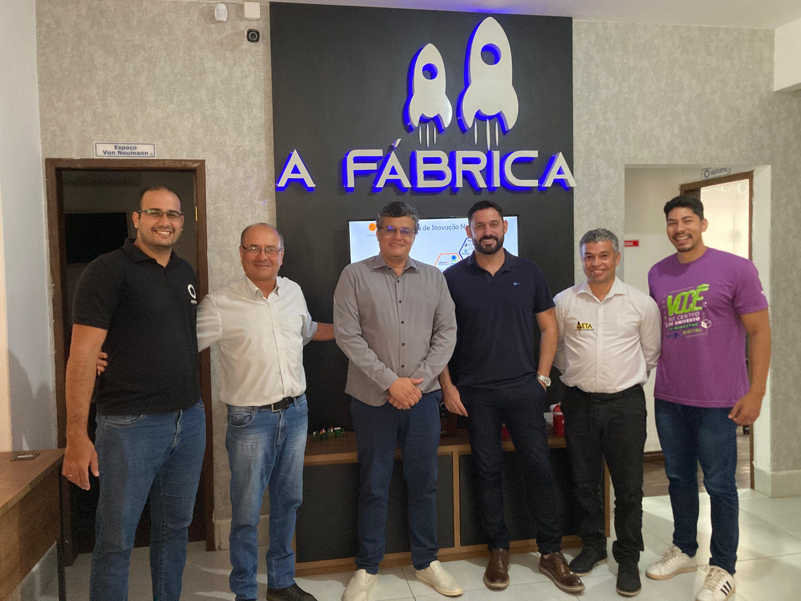 Visita do Hugo Felipe - Prefeito de Engenheiro Navarro à Aceleradora A Fábrica