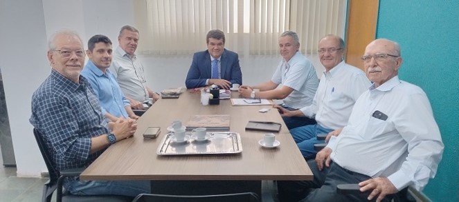 Reunião com Vice Prefeito e Secretário de Inovação,  Gerência ACELEN Renováveis e Diretoria da FUNDETEC