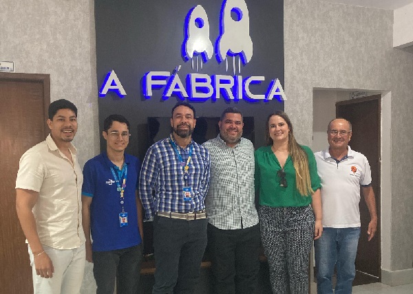 Visita da GP Tech na aceleradora A Fábrica
