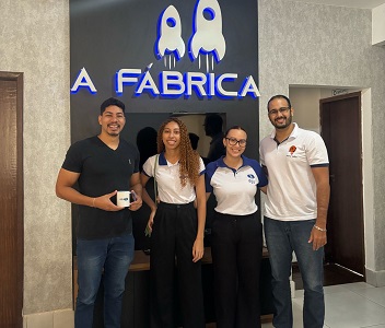 Visita da Empresa Júnior de Administração da Unimontes na Aceleradora A Fábrica
