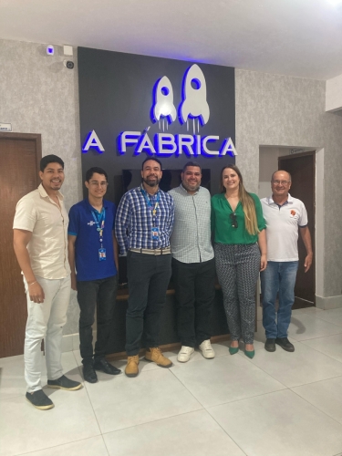 Visita da GP Tech na aceleradora A Fábrica