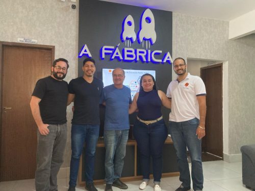 Visita da Diretora  Executiva da ABRASEL na aceleradora A Fábrica