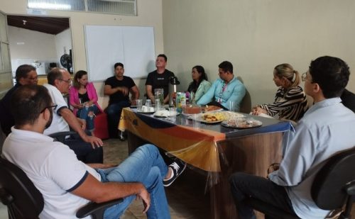 Visita da Priscila Batista, secretária de Planejamento, Orçamento e Tecnologia da prefeitura de  Montes Claros